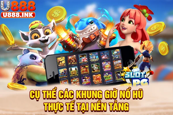 Cụ thể các khung giờ nổ hũ thực tế tại nền tảng