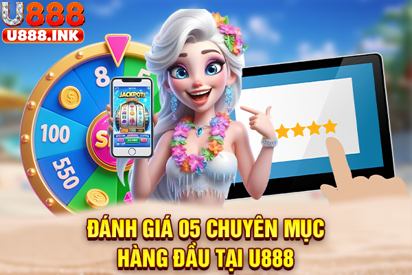 Đánh giá 05 chuyên mục hàng đầu tại U888